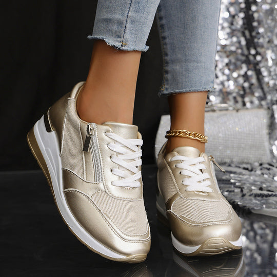 Orthopädische Schuhe mit seitlichem Reißverschluss