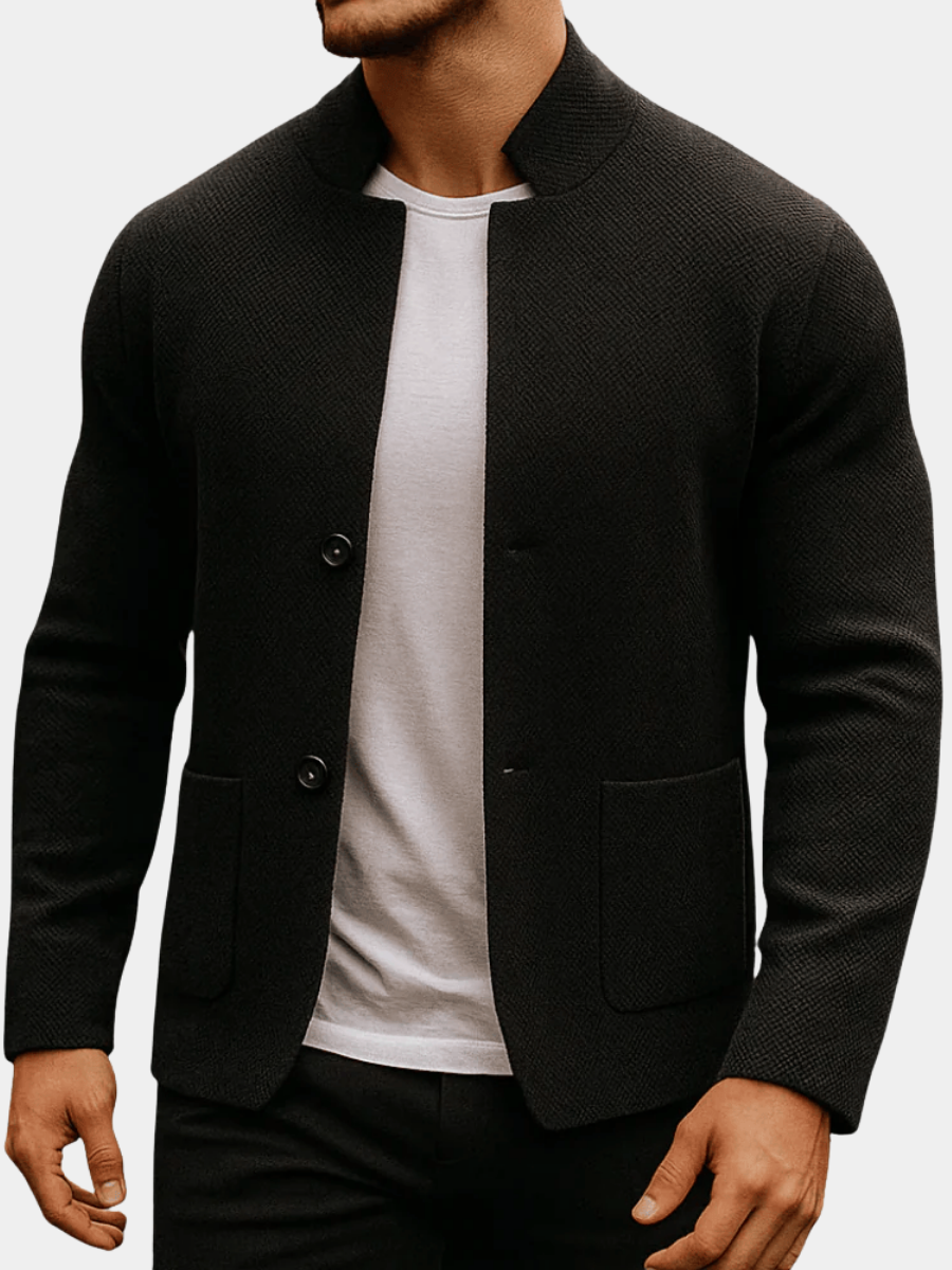 Strukturierte Strickjacke