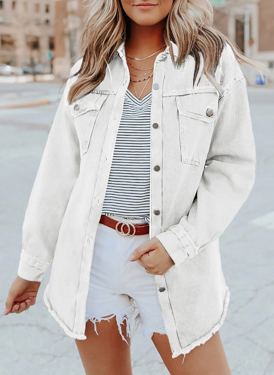 Mach jedes Outfit schöner mit dieser Jeansjacke