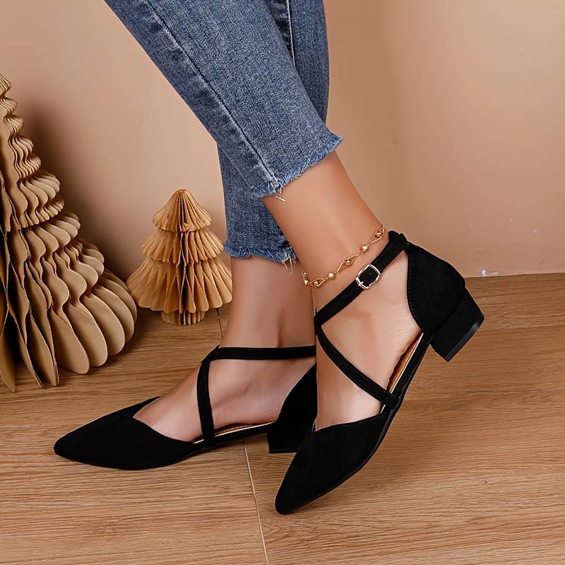 Mode Flache Damenschuhe Einfarbiges Design