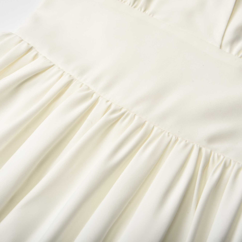 Shopnory | Monroe Weiß Mini Kleid