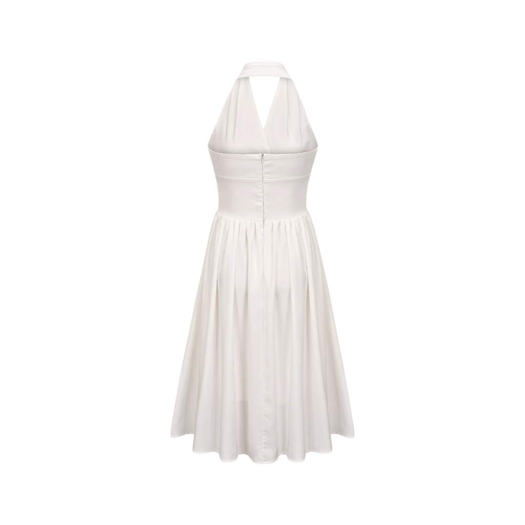 Shopnory | Monroe Weiß Mini Kleid