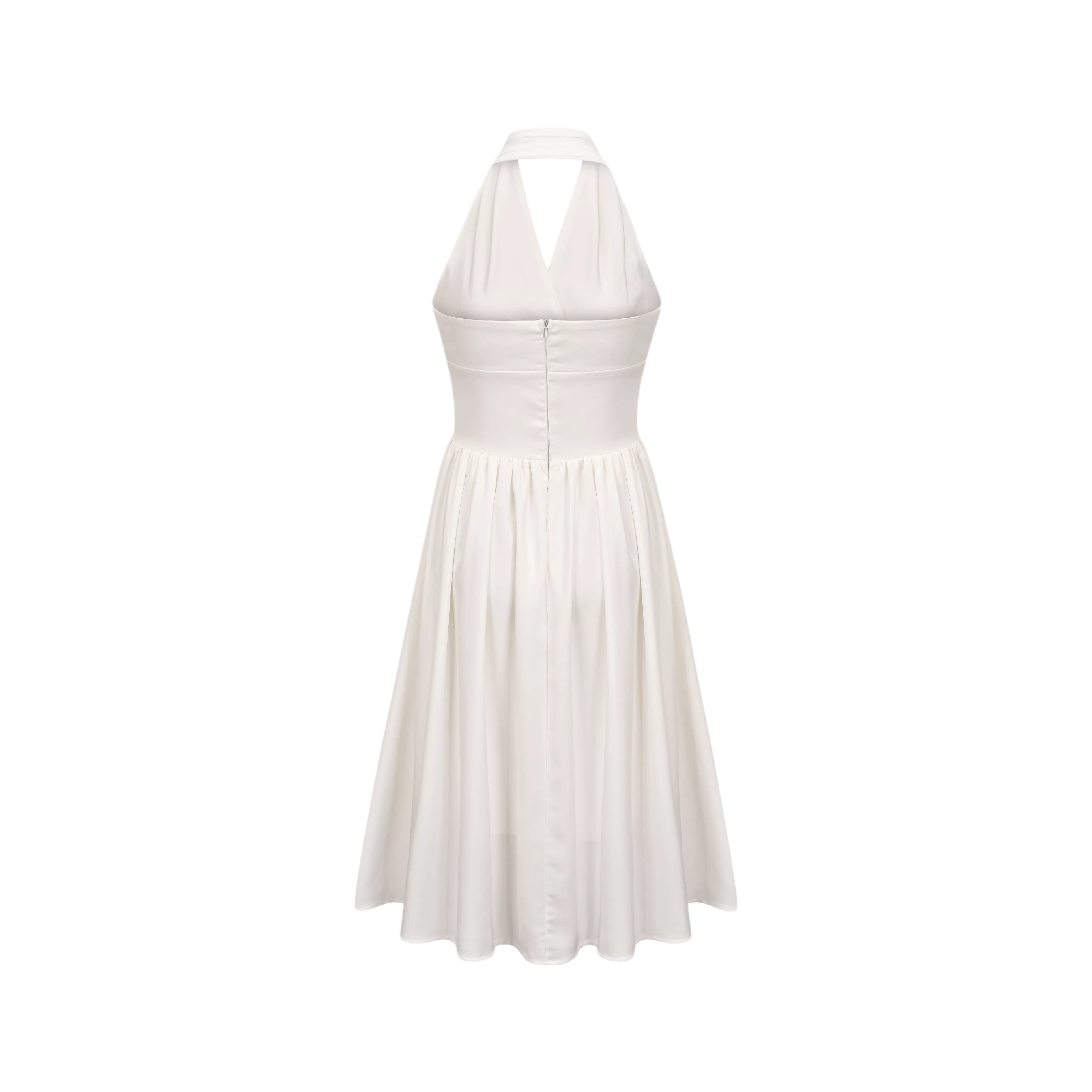 Shopnory | Monroe Weiß Mini Kleid