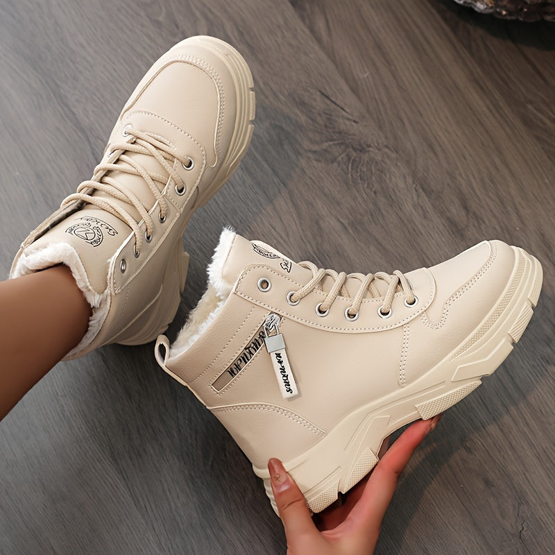 Festliche Winter Freizeit Sneakers für Damen - Ideal für den Winter