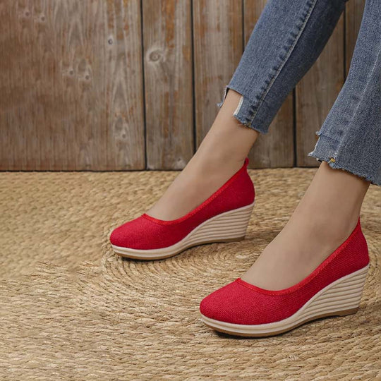 Lässige Keilschuhe