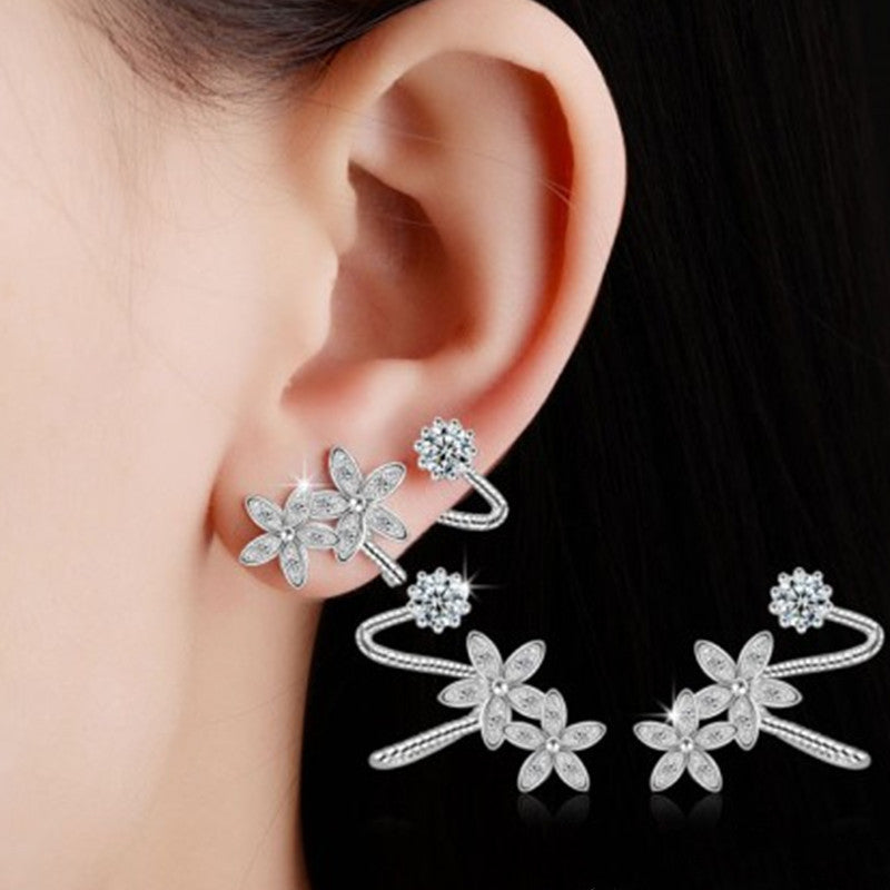 Ästhetische Blumen Ohr Cuff Ohrringe | Shop Nory