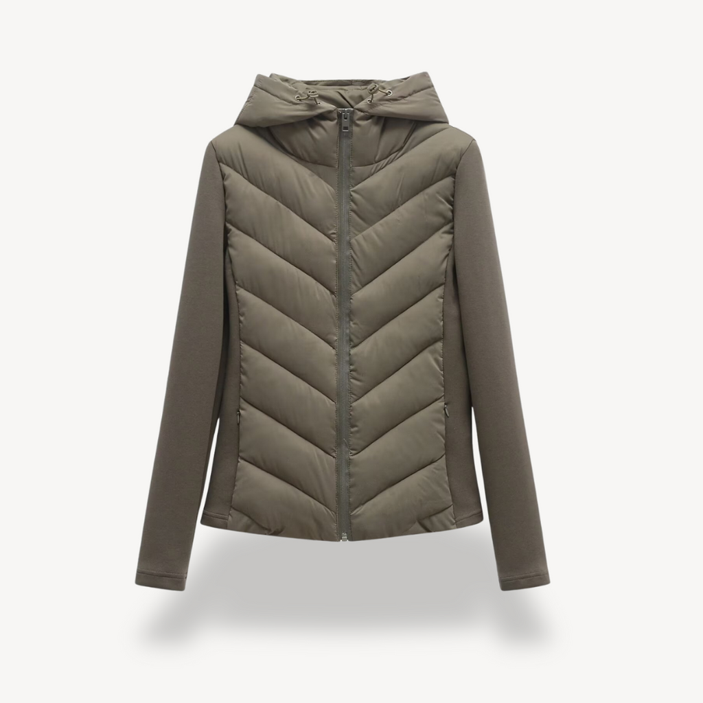 Damen Chevron Steppjacke