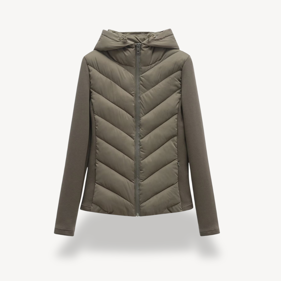Damen Chevron Steppjacke