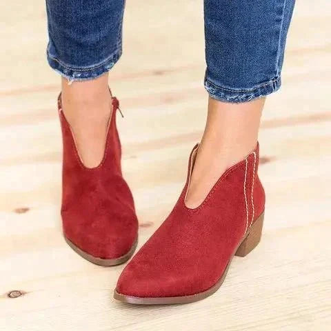 Stylische Stiefel mit Seitlichem Reißverschluss