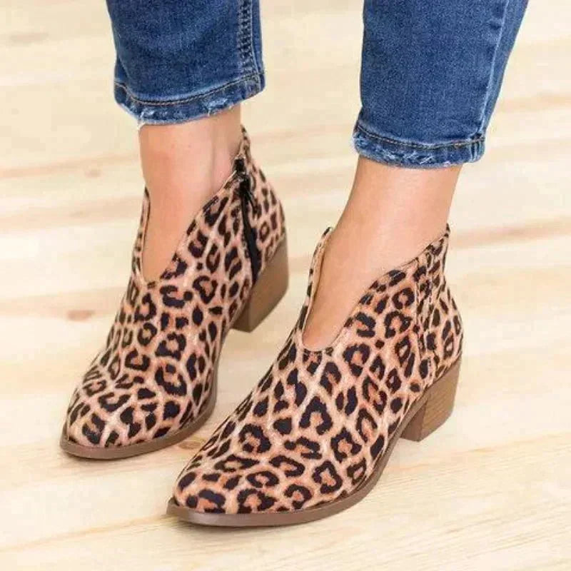 Stylische Stiefel mit Seitlichem Reißverschluss