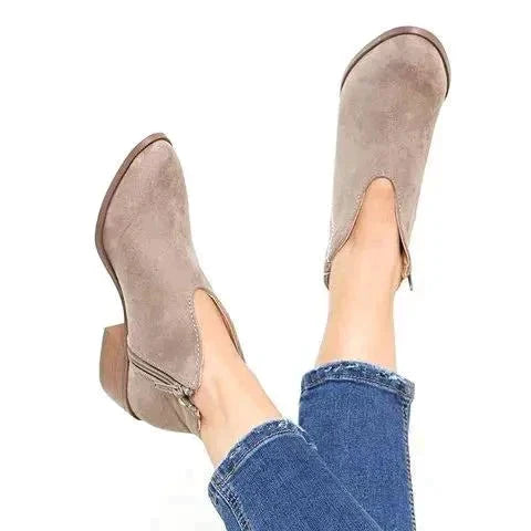 Stylische Stiefel mit Seitlichem Reißverschluss