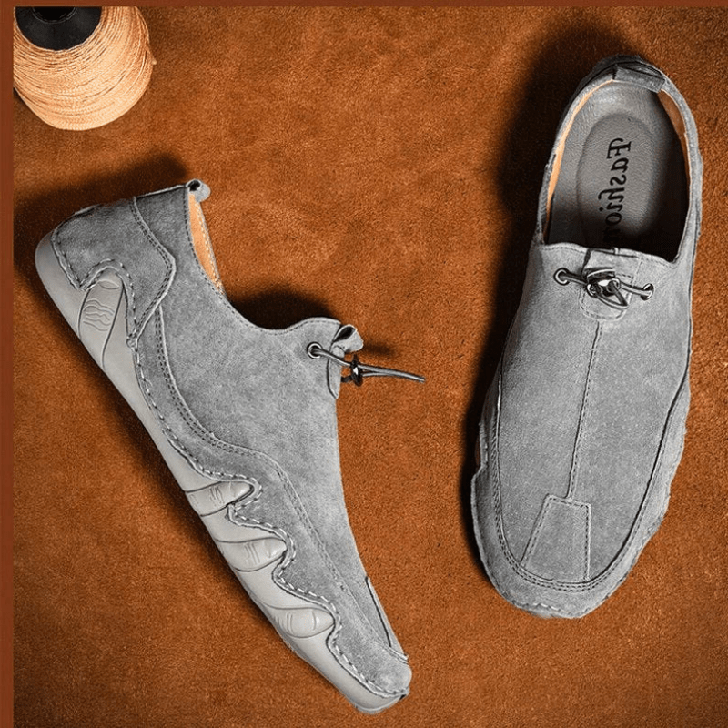 Herren Schuhe Echtes Leder Herren Slipper Komfortabel & Trendy