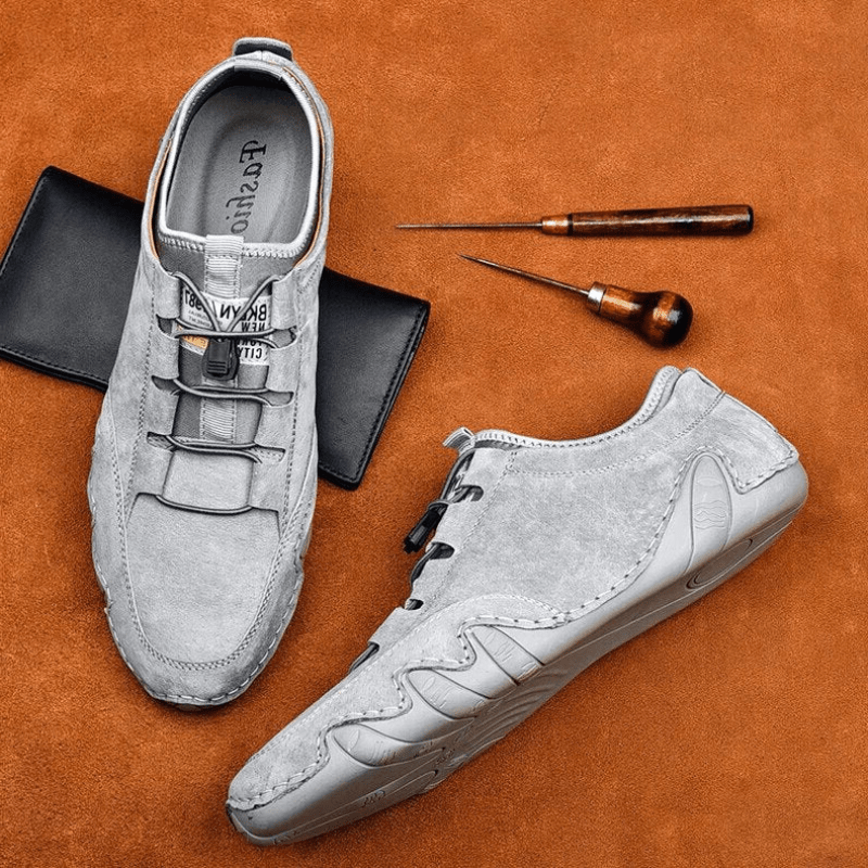 Herren Schuhe Echtes Leder Herren Slipper Komfortabel & Trendy