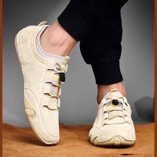 Herren Schuhe Echtes Leder Herren Slipper Komfortabel & Trendy