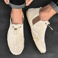 Herren Schuhe Echtes Leder Herren Slipper Komfortabel & Trendy