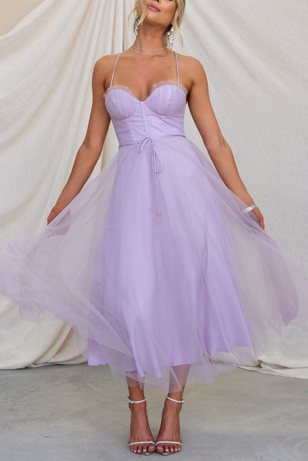 Modernes prinses chiffon Kleid
