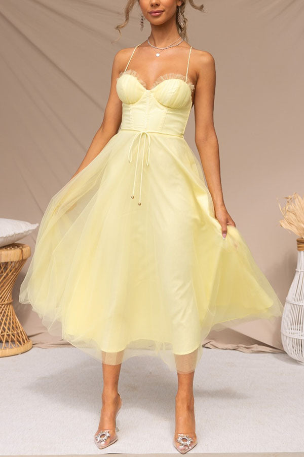 Modernes prinses chiffon Kleid