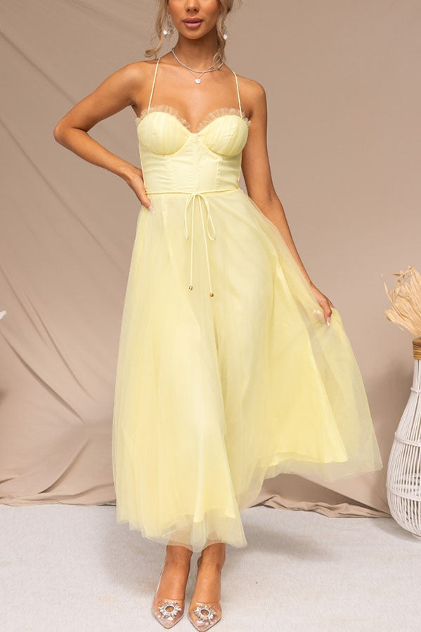 Modernes prinses chiffon Kleid
