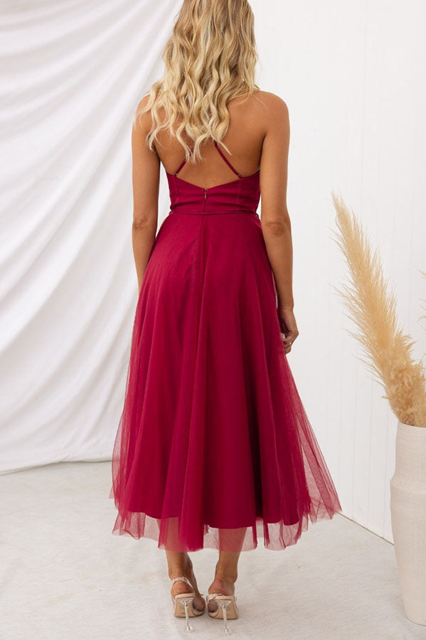 Modernes prinses chiffon Kleid