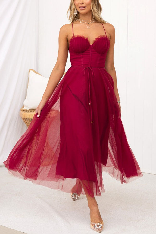 Modernes prinses chiffon Kleid