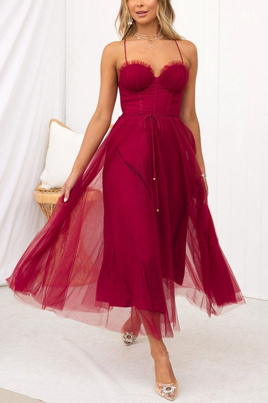 Modernes prinses chiffon Kleid