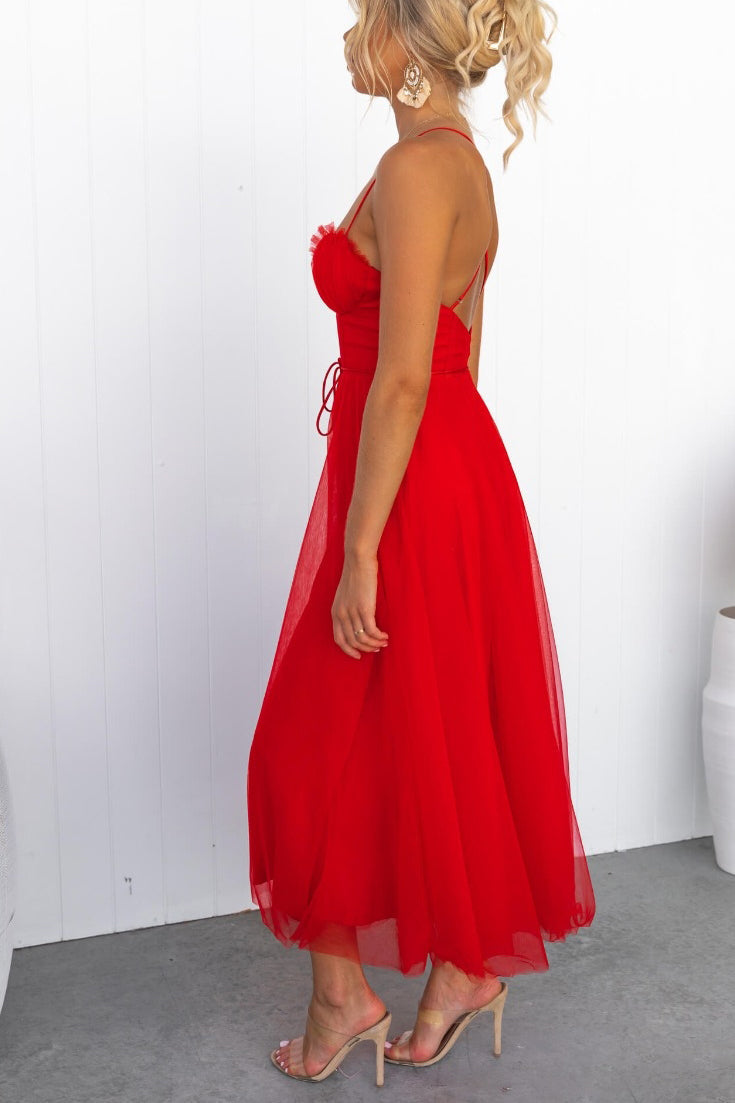 Modernes prinses chiffon Kleid