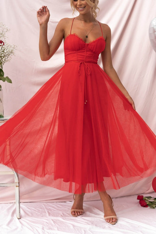Modernes prinses chiffon Kleid