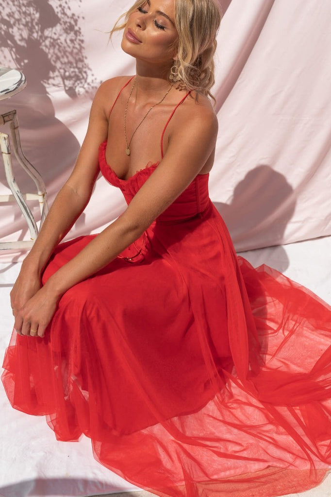 Modernes prinses chiffon Kleid