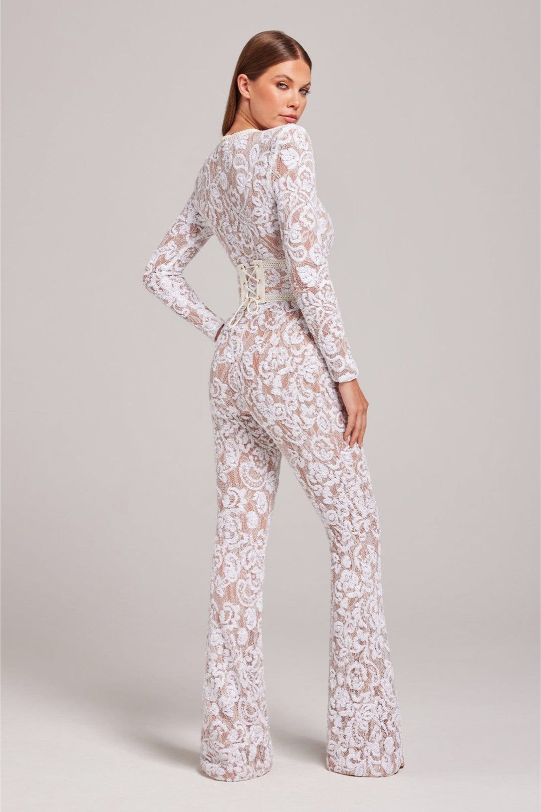 Spitzen-Eleganz Jumpsuit