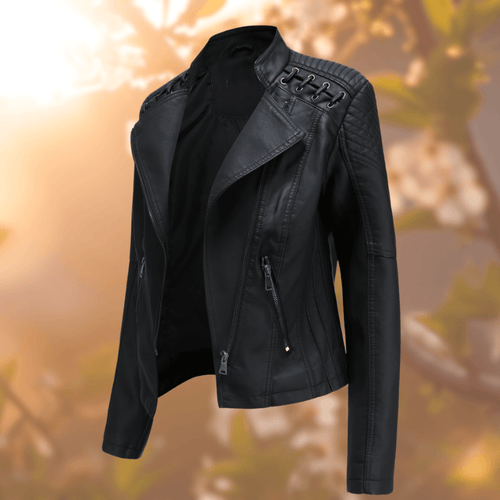Jacke - Damen Lederjacke