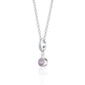 February Geburtsstein Charm Halskette (Amethyst) | Shop Nory