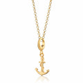 Gold Anchor Charm Necklace | Shop Nory