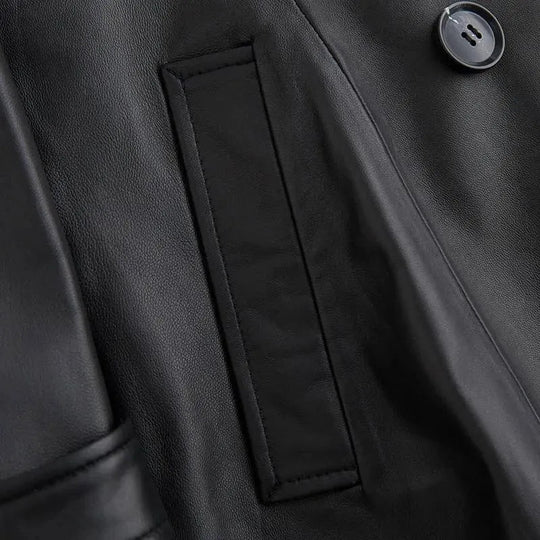 Angel Leder-Trenchcoat für Damen