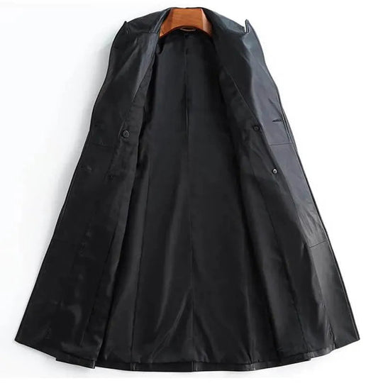 Angel Leder-Trenchcoat für Damen