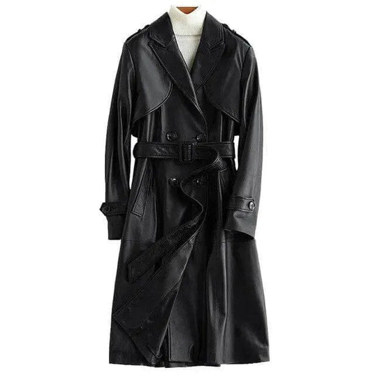Angel Leder-Trenchcoat für Damen