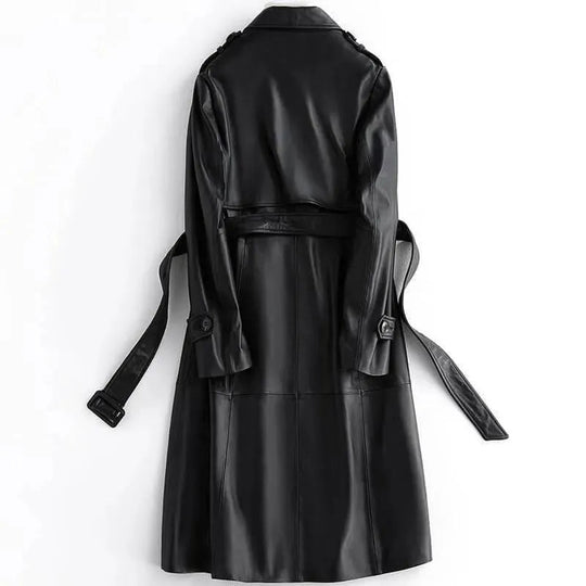 Angel Leder-Trenchcoat für Damen
