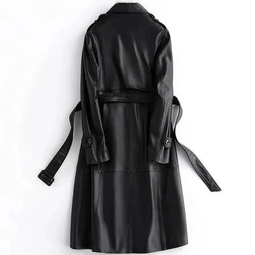 Angel Leder-Trenchcoat für Damen