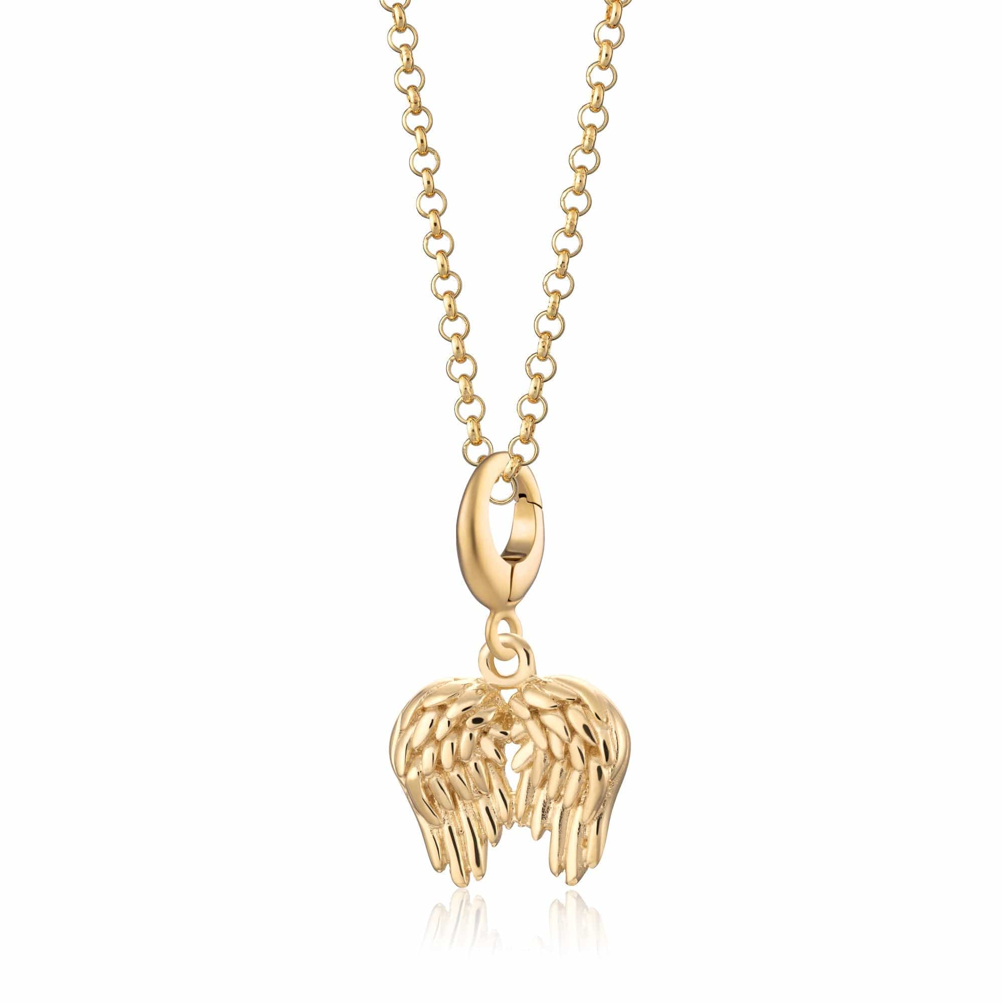 Goldene Engel Flügel Charm Halskette | Shop Nory