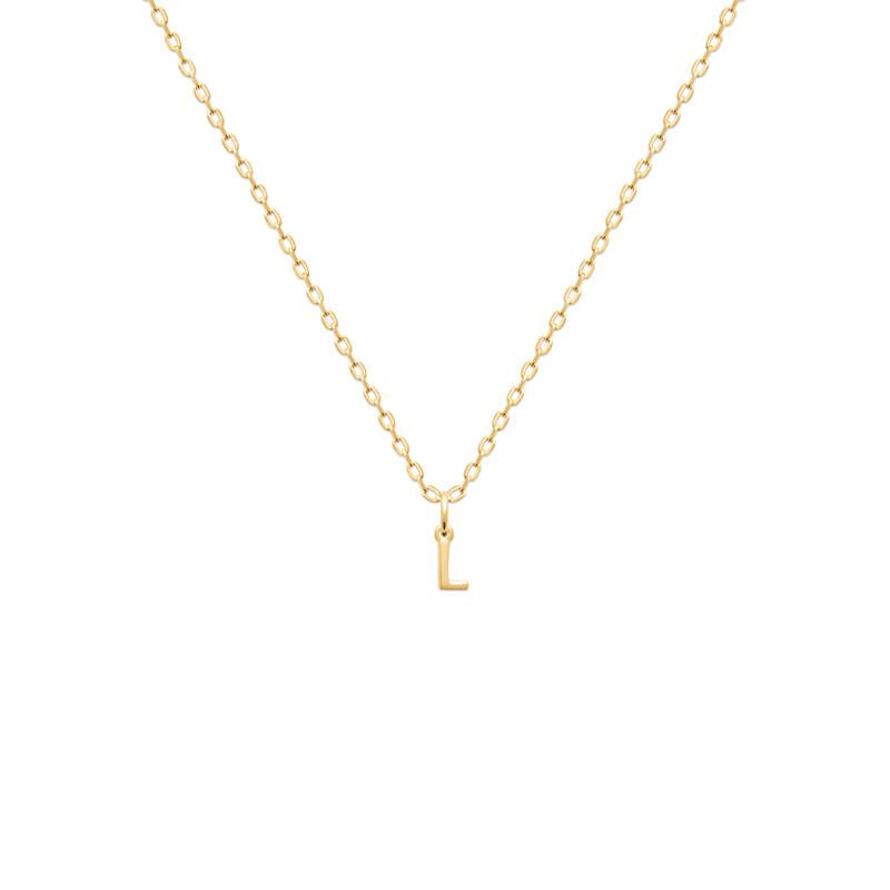 Halskette mit Buchstaben 16 Karat Vergoldet | Shop Nory