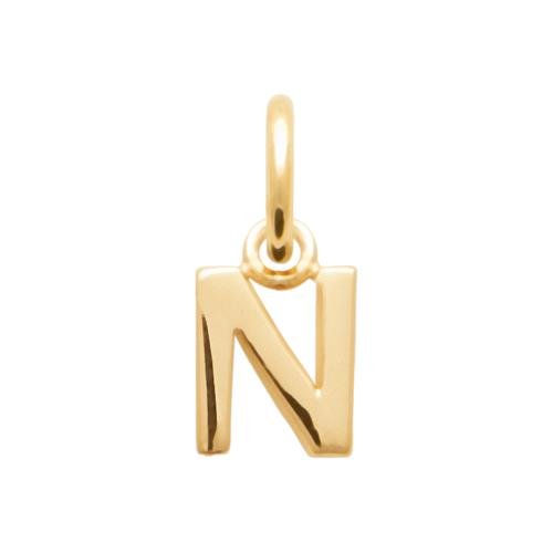 Buchstaben Anhänger 16 Karat Vergoldet | Shop Nory