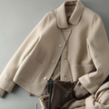 Kurze Jacke mit Knöpfen Im Warmen Stil für Damen