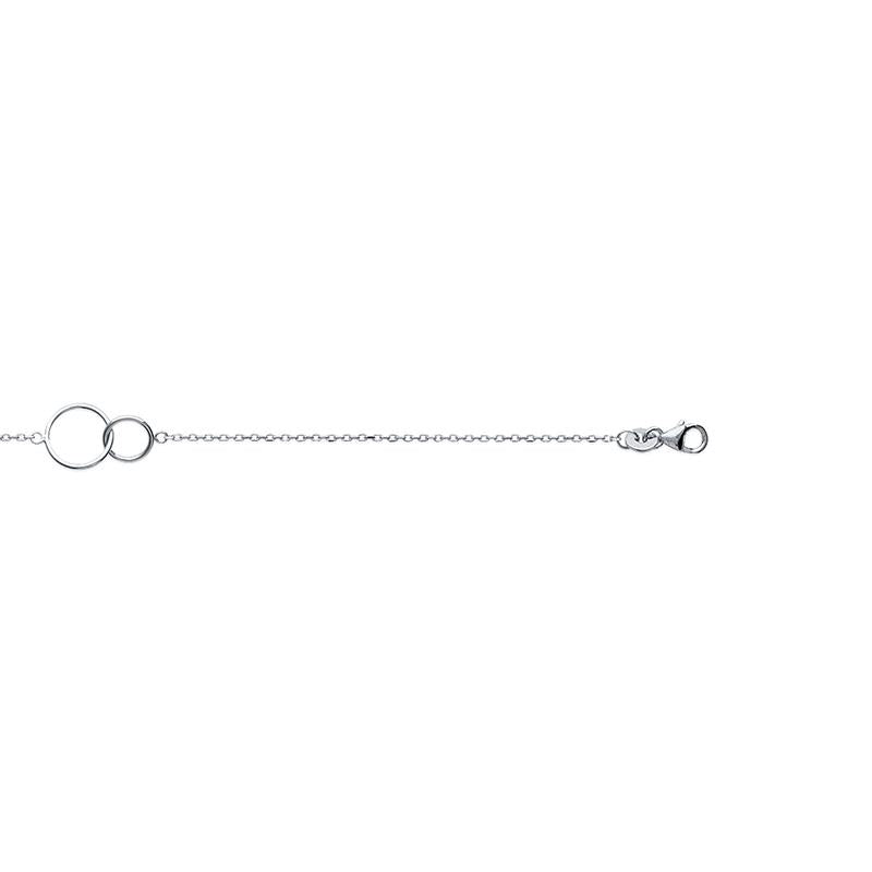 Armband mit verschlungenen Ringen aus 925er Silber – Ein Symbol für Verbundenheit und Stil | Shop Nory