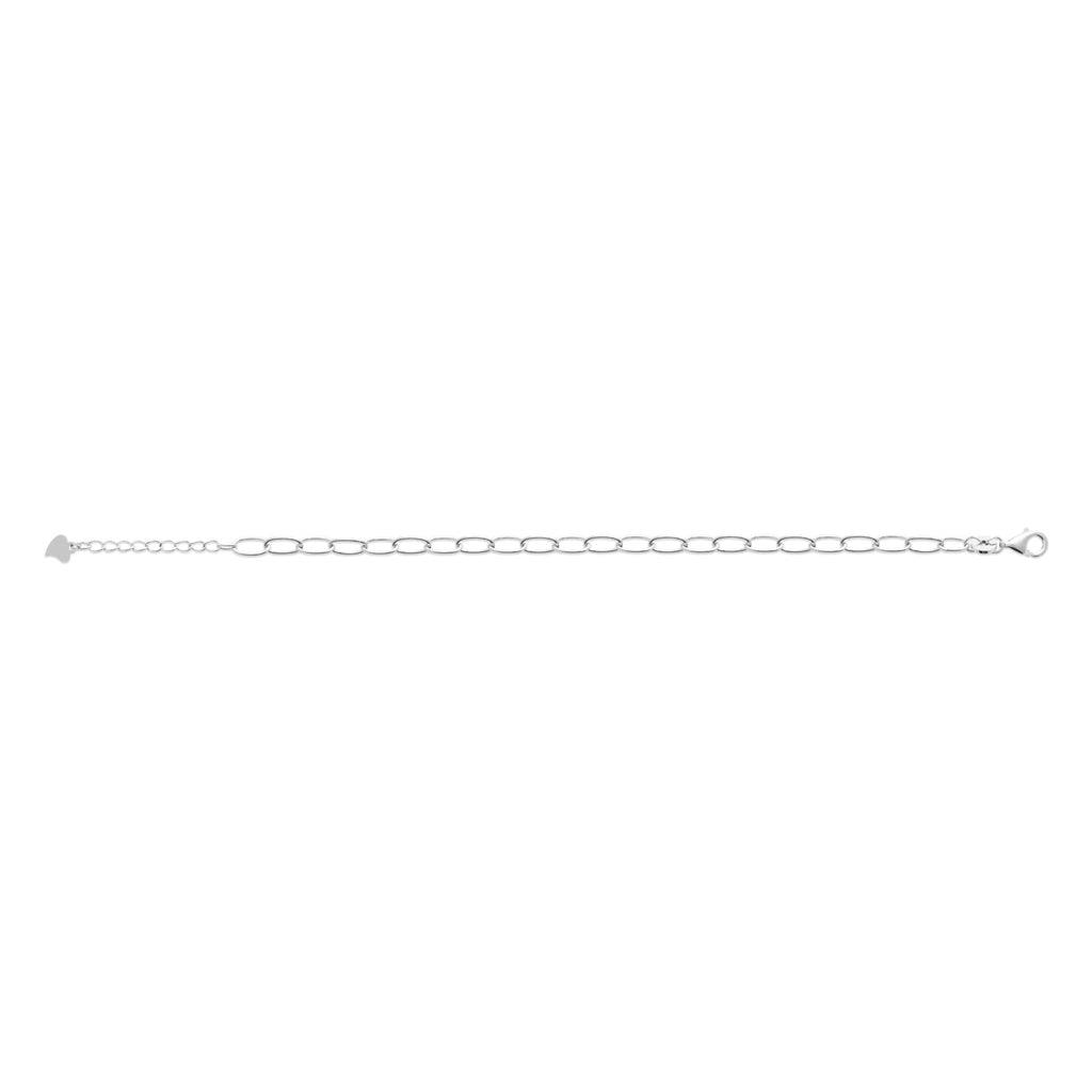 Elegantes Armband aus 925er Silber mit länglichen Kettengliedern – perfekt zum Solo-Tragen oder zum Kombinieren. | Shop Nory