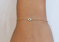 Damenarmband mit Nazar-Auge & Zirkonia – schützender Glücksbringer | Shop Nory