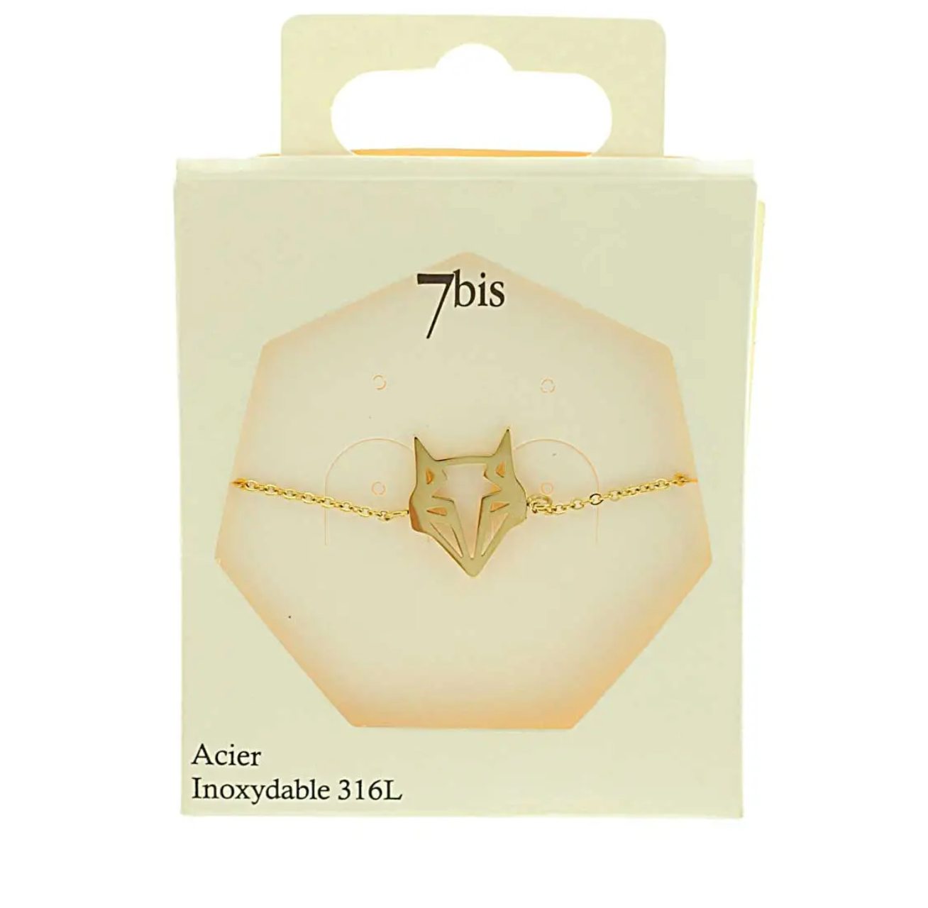 Origami-Armband mit Fuchs aus goldfarbenem Edelstahl – Zeitlose Eleganz und symbolische Bedeutung | Shop Nory