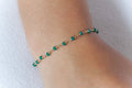 Armband mit bunten Steinen - 16 Karat vergoldet | Shop Nory