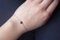 Zartes Armband mit Herz aus Silber | Shop Nory