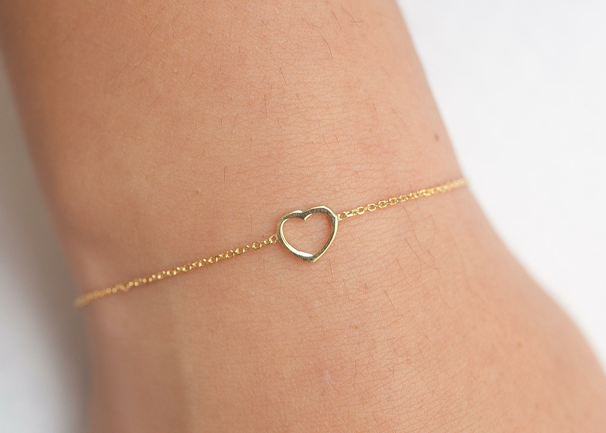 Armband Herz vergoldet | Shop Nory