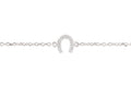 Zirkonia Glückshufeisen Armband aus Silber - Glücksbringer | Shop Nory