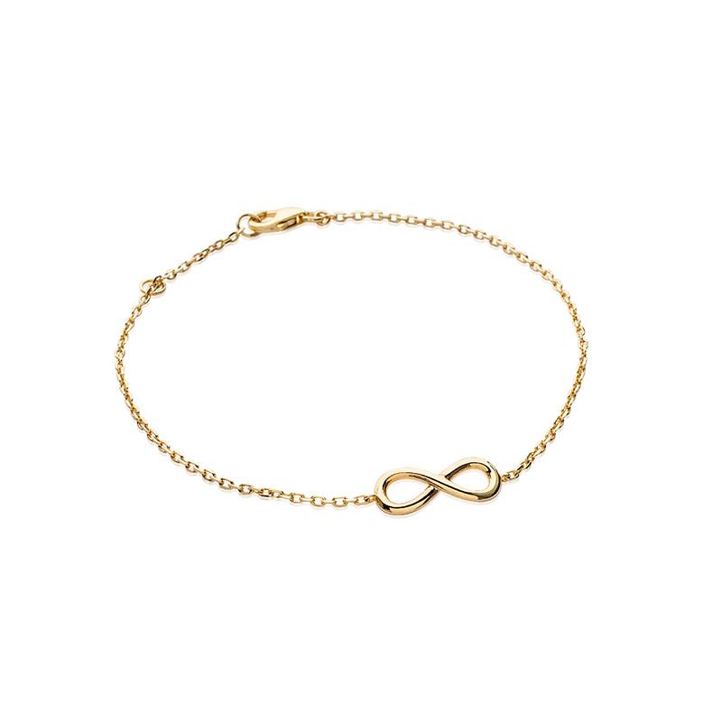Unendlich-Armband vergoldet - Unendlichkeit Armband | Shop Nory